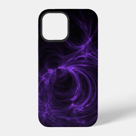 Coque iPhone 12 Fractale Violette (Verso)