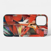 Coque iPhone 12 Franz Marc - Les Renards (Verso Horizontal)