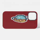 Coque iPhone 12 Gecko endormi (Verso Horizontal)
