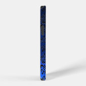 Coque iPhone 12 GEMSTONE ROUGE MON Bleu Bleu CLAIR Damas (Côté droit)