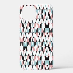 Coque iPhone 12 Géométrie minimaliste, illustration de style scand