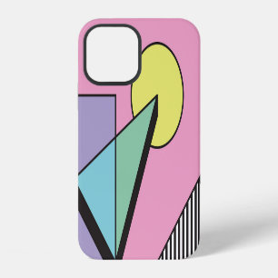 Coque iPhone 12 Géométrique postmoderne : composition Abstraite