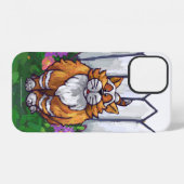 Coque iPhone 12 Ginger Cat Electronique (Verso Horizontal)