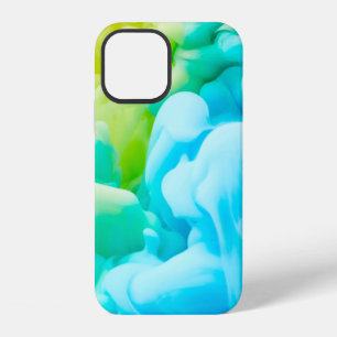 Coque iPhone 12 Goutte d'encre dans un fond d'eauabstrait,fond,dr