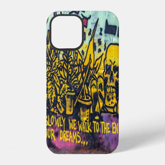 Coque iPhone 12 Graffiti urbain Art Abstrait (Verso)