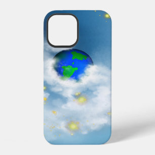 Coque iPhone 12 Grand Monde Bleu