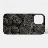 COQUE iPhone 12 GREEN AND BROWN PINE CONES (Verso Horizontal)
