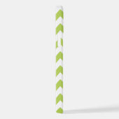 Coque iPhone 12 Green Zigzag, Green Chevron, Motif géométrique (Côté droit)