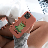 Grenouille à fraise Kawaii Personnalisée