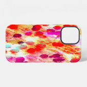 Coque iPhone 12 Grunge couleur point texture arrière - plan (Verso Horizontal)