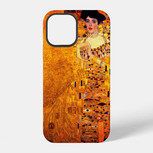 Coque iPhone 12 Gustav Klimt Portrait d'Adele Bloch Bauer (Verso)