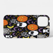 Coque iPhone 12 Halloween éffrayant : Conception Arrière - plan à (Verso Horizontal)