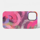 Coque iPhone 12 Handmade surreal abstract pattern. Modern artistic (Verso Horizontal)