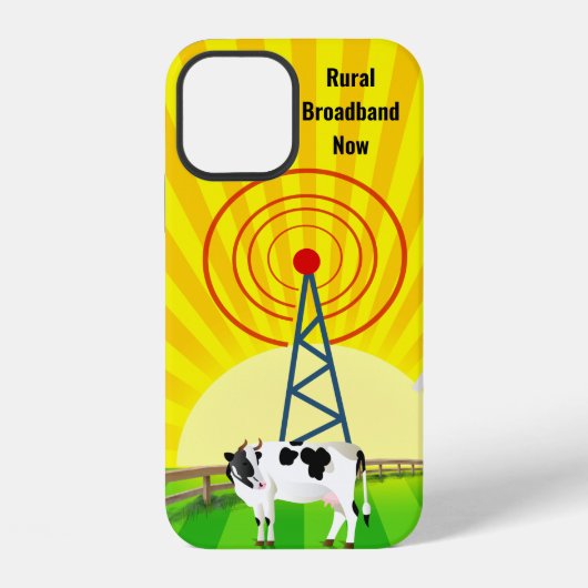 Coque iPhone 12 Haut débit rural Non (Verso)