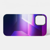 Coque iPhone 12 Hexagonal Abstrait forme arrière-plan abstrait, ar (Verso Horizontal)