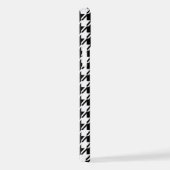Coque iPhone 12 Houndstooth BW Rpt Motif (Côté droit)