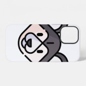 Coque iPhone 12 Husky de Sibérie (Verso Horizontal)