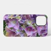 Coque iPhone 12 Hydrangea lilas clair (Verso Horizontal)