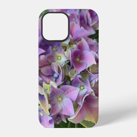 Coque iPhone 12 Hydrangea lilas clair (Verso)