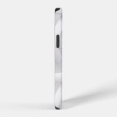 Coque iPhone 12 Illusion optique blanche et grise (Côté droit)