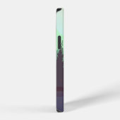 Coque iPhone 12 Illustration Camping Adventure Forest Mountain (Côté droit)