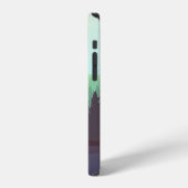 Coque iPhone 12 Illustration Camping Adventure Forest Mountain (Côté gauche)