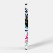 Coque iPhone 12 Illustration de graffiti avec lettres de graffitis (Côté droit)