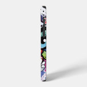 Coque iPhone 12 Illustration de graffiti avec lettres de graffitis (Côté gauche)