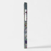 Coque iPhone 12 Illustration de la cathédrale de vitraux (Côté gauche)