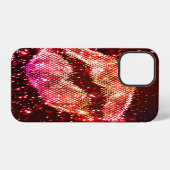Coque iPhone 12 Illustration de lèvres modifiables : Conception gr (Verso Horizontal)
