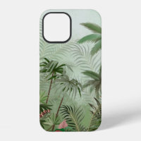 Illustration de paysage botanique tropical vintage
