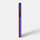 Coque iPhone 12 Illustration rayée multicolore (Côté gauche)
