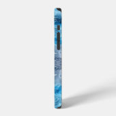 Coque iPhone 12 Impression de batik de méduse lunaire (Côté gauche)
