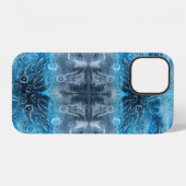 Coque iPhone 12 Impression de batik de méduse lunaire (Verso Horizontal)