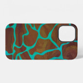 Coque iPhone 12 Impression de girafe sauvage (Verso Horizontal)