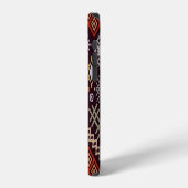 Coque iPhone 12 Impression géométrique Boho d'art tribal (Côté gauche)