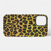 Coque iPhone 12 Imprimé léopard (Verso Horizontal)