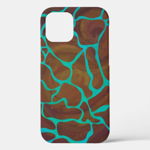 Coque iPhone 12 Imprimer Giraffe sauvage