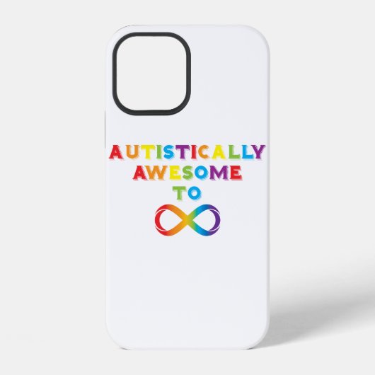 Coque iPhone 12 Incroyablement génial à l'infini (Verso)