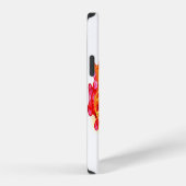 Coque iPhone 12 Infini avec méduse arc-en-ciel (Côté droit)