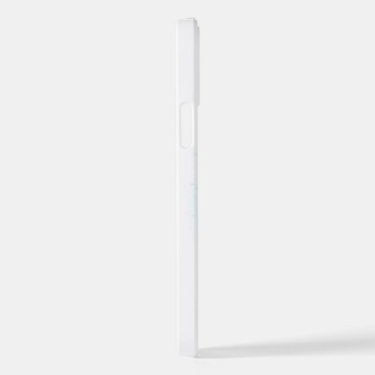 Coque iPhone 12 Infinity with purple feather (Côté droit)