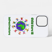 Coque iPhone 12 Infrastructure de garde d'enfants IS (Verso Horizontal)