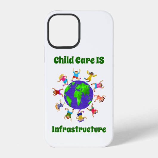 Coque iPhone 12 Infrastructure de garde d'enfants IS (Verso)