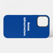 Coque iPhone 12 Infrastructure humaine (Verso Horizontal)