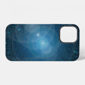 Coque iPhone 12 Intelligence artificielle des polygones (Verso Horizontal)