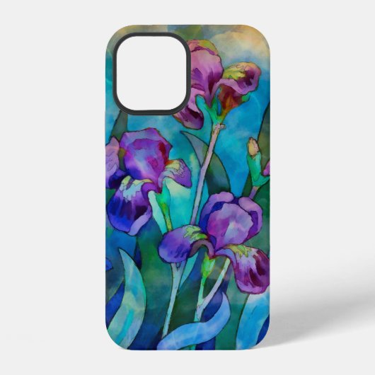 Coque iPhone 12 Iris fantaisie (Verso)