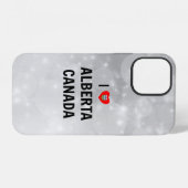 Coque iPhone 12 J'aime l'Alberta, Canada (Verso Horizontal)