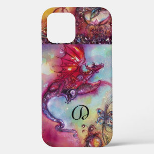 COQUE iPhone 12 JARDIN DES OMBRES PERDUES, MONOGRAMME DU DRAGON RO