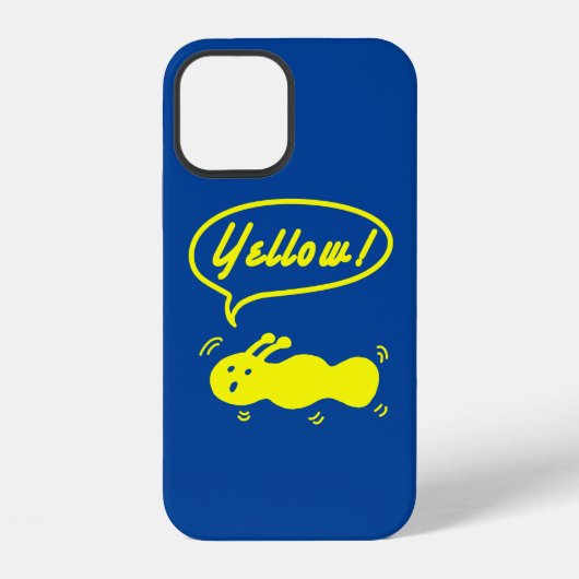 Coque iPhone 12 Jaune! Coque-coque iphone (Verso)