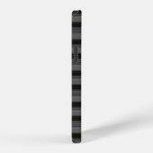 Coque iPhone 12 Jolies rayures rétro modernes (Côté droit)